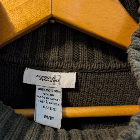 Vintage Northern Reflections Medium Fisherman sweater inspired - Picture 2 of 2